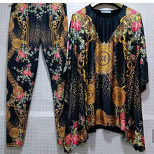 Load image into Gallery viewer, Printed Loose Tunic Pants Set
