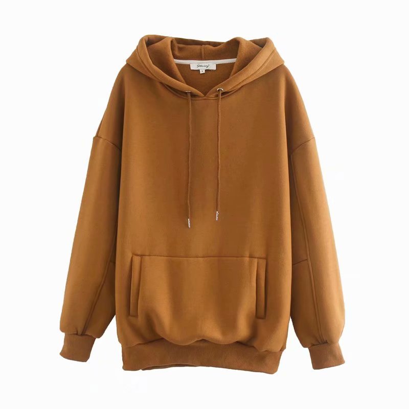 Hooded Loose Fitted Thick  Soft Sweatshirt