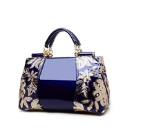 Load image into Gallery viewer, Guilded Style Glossy Handbag
