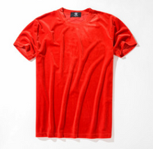 Load image into Gallery viewer, Velour Short-Sleeved T-shirt
