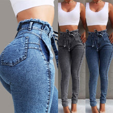 Load image into Gallery viewer, Fringed Waist Jeans
