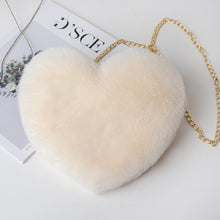 Load image into Gallery viewer, Plush Heart Shoulder Bag
