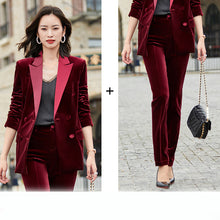 Load image into Gallery viewer, Velour &amp; Satin Suit
