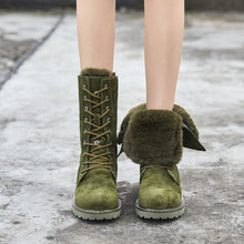 Load image into Gallery viewer, Plush Laced Boots
