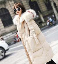 Load image into Gallery viewer, Mid-length Loose Fitted Down Padded Coat
