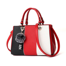 Load image into Gallery viewer, Ribbed Patchwork Messenger Handbags
