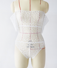 Load image into Gallery viewer, Lace Mesh  Ultra-Thin Bodysuit
