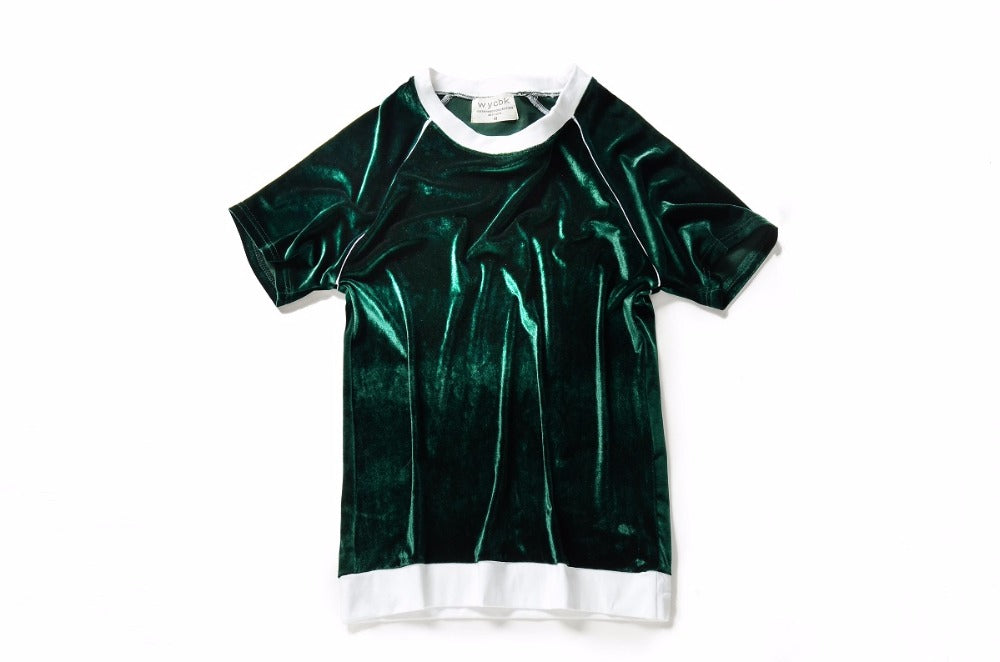 Shimmering Velour T-shirt