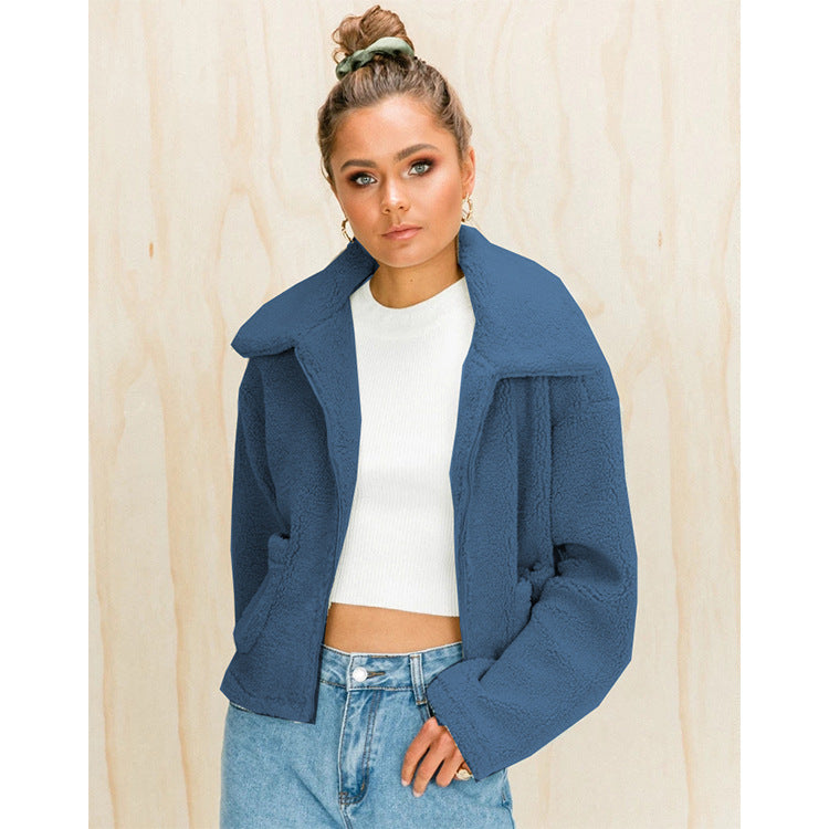 Colorful Plush Stylish Jacket