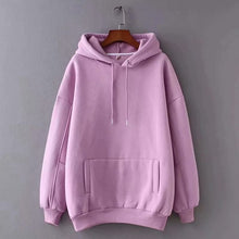 Load image into Gallery viewer, Hooded Loose Fitted Thick  Soft Sweatshirt
