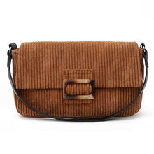 Load image into Gallery viewer, Corduroy Shoulder Bag
