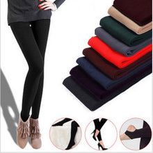 Load image into Gallery viewer, Autumn Brushed Warm Solid Color Leggings
