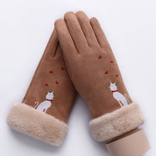 Load image into Gallery viewer, Suede Kitten Gloves
