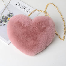 Load image into Gallery viewer, Plush Heart Shoulder Bag
