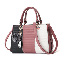 Load image into Gallery viewer, Ribbed Patchwork Messenger Handbags
