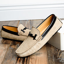 Load image into Gallery viewer, Suede Piped Loafers
