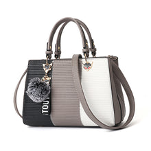 Load image into Gallery viewer, Ribbed Patchwork Messenger Handbags
