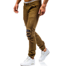 Load image into Gallery viewer, Casual Fit Shredded Jeans
