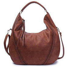 Load image into Gallery viewer, Classic Stitch Accent Shoulder Bag
