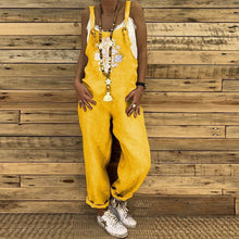 Load image into Gallery viewer, Printed  Relax Fit Cotton Overalls
