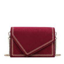 Load image into Gallery viewer, Fashion velvet small square bag
