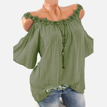 Load image into Gallery viewer, Flowered Collar &amp; Strapless Top
