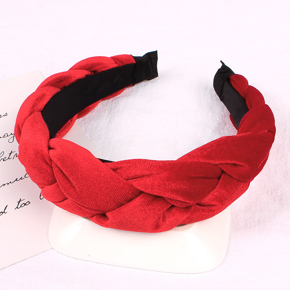 Braided Velvet Headband