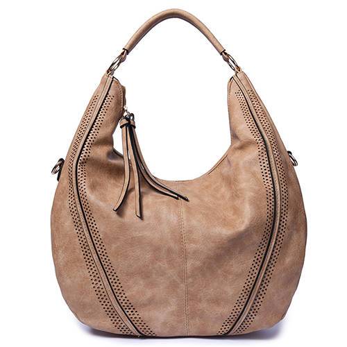 Classic Stitch Accent Shoulder Bag