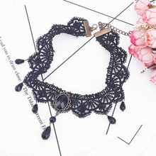 Load image into Gallery viewer, Black Laced Choker
