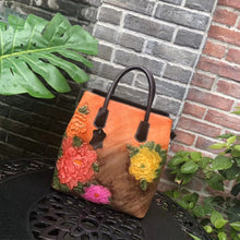 Load image into Gallery viewer, Flower Embossed Handbag
