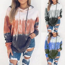 Load image into Gallery viewer, Gradient print plus velvet sweatshirt
