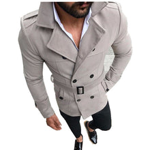 Load image into Gallery viewer, Double-breasted Casual Wool Coat
