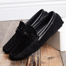 Load image into Gallery viewer, Suede Piped Loafers
