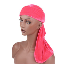 Load image into Gallery viewer, Velvet Hair Wrap in Vibrant Colors
