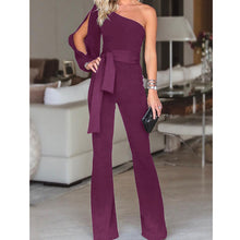 Load image into Gallery viewer, One Arm Belted Jumpsuit
