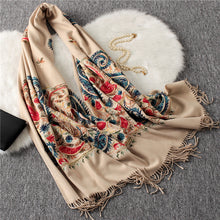 Load image into Gallery viewer, Nepal Style  Embroidered Scarf
