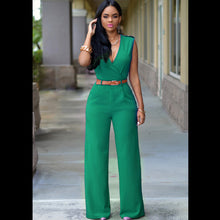 Load image into Gallery viewer, Casual Classic Belted Jumpsuits
