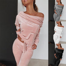 Load image into Gallery viewer, Cushy Off The Shoulder Pants Set
