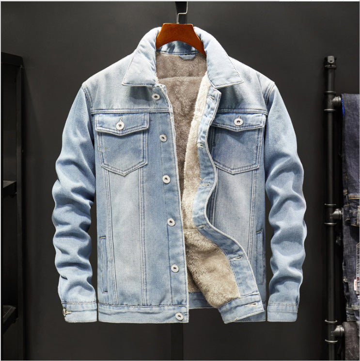 Denim Fleece Lined Jacket