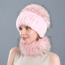 Load image into Gallery viewer, Super Soft Fuzzy Hat &amp; Scarf Set
