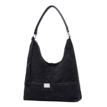 Load image into Gallery viewer, Large Zipped Shoulder Bag in Solid Colors
