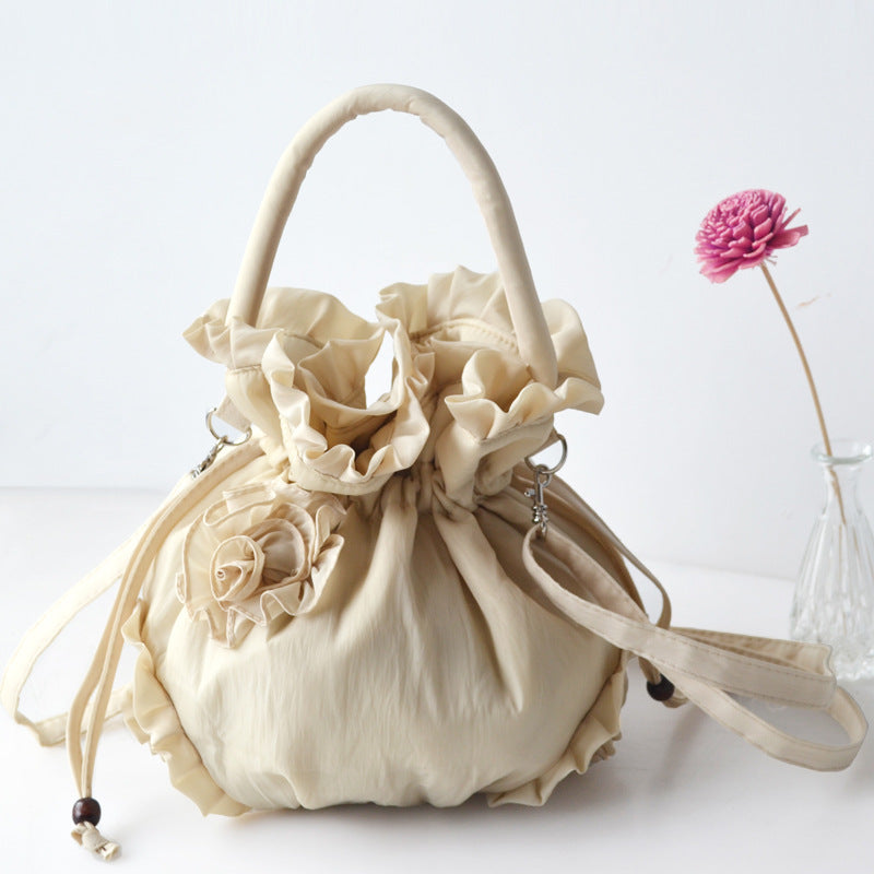 Satin Drawstring Handbag