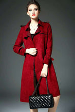 Load image into Gallery viewer, Autumn Long Brushed Cotton All Weather Trench
