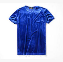 Load image into Gallery viewer, Velour Short-Sleeved T-shirt
