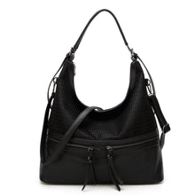 Load image into Gallery viewer, Mesh &amp; Leather Shoulder Bag
