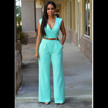 Load image into Gallery viewer, Casual Classic Belted Jumpsuits
