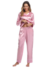 Load image into Gallery viewer, Satin Pajamas Pants Set
