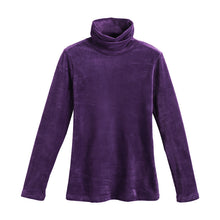 Load image into Gallery viewer, Shimmering Velvety Soft Turtleneck
