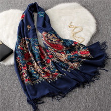 Load image into Gallery viewer, Nepal Style  Embroidered Scarf
