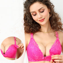 Load image into Gallery viewer, Lace  &amp; Cotton Nursing Bra
